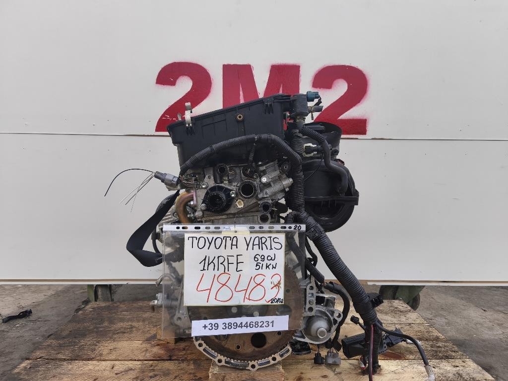 Motore Completo 1KRFE 69 CV 51 KW Toyota Yaris IV 2012