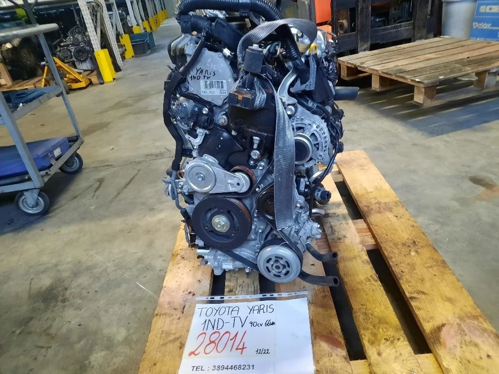 Motore Completo 1NDTV 90CV 66KW Toyota Yaris IV 2014