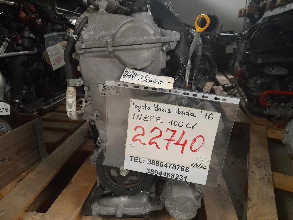 Motore Completo 1NZFXE 100 CV 74 KW Toyota Yaris IV 2014