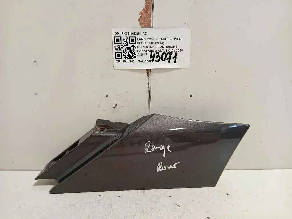 Copertura Posteriore Parafango ANT SX FK72-16D281-AD Land Rover Range Rover Sport III 2014