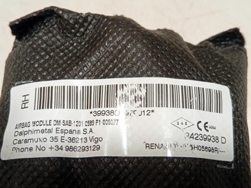 Air-bag Sedile ANT DX 867140562074 Bmw Serie 1 E87 Berlina 2005