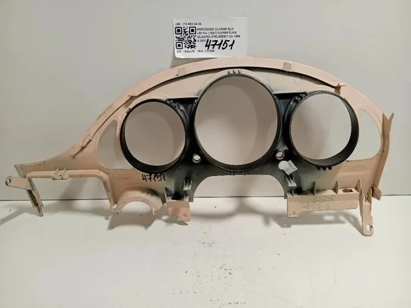 Copertura Quadro Strumenti 170 680 04 36 CORNICE QUADRO STRUMENTI Mercedes Classe SLK R170 1997