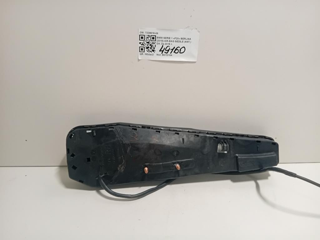 Air-bag Sedile ANT DX 7239616-06 Bmw Serie 1 F20 Berlina 2015