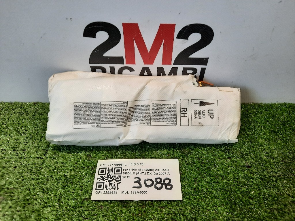 Air-bag Sedile ANT DX 71779996 Fiat 500 II 2008