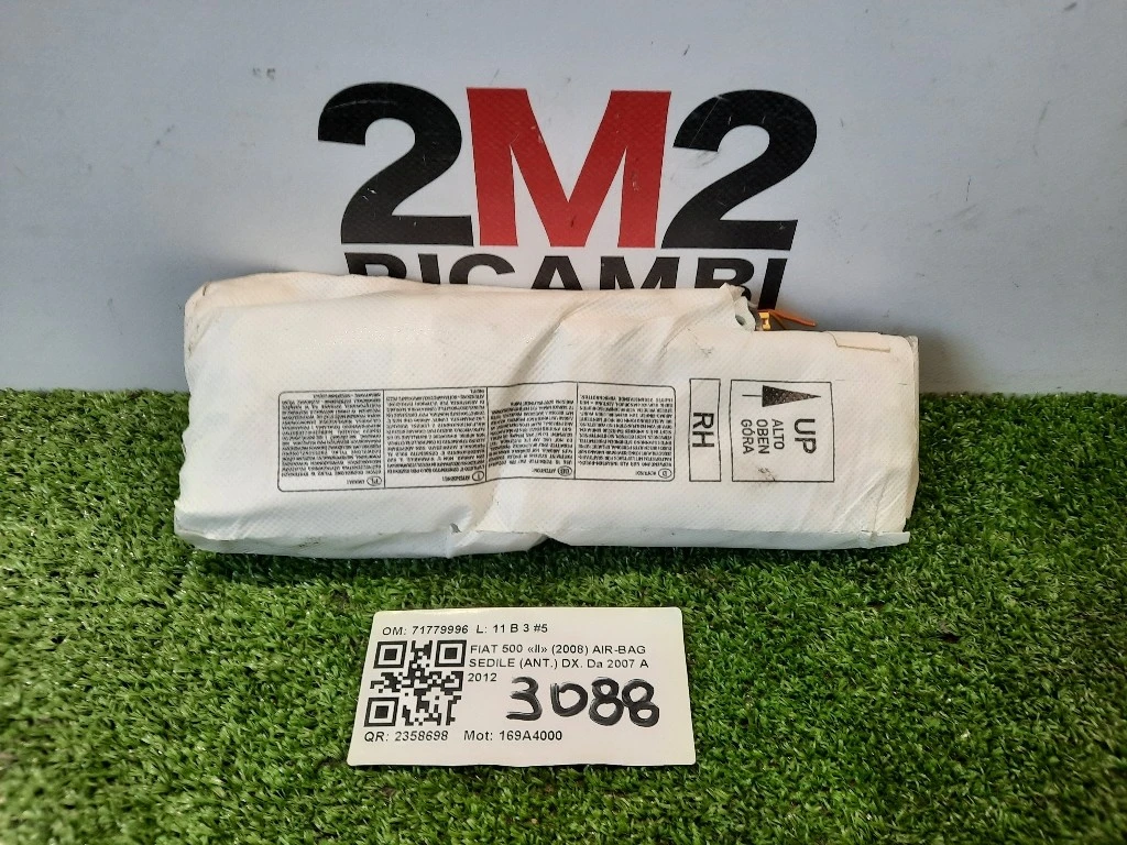 Air-bag Sedile ANT DX 71779996 Fiat 500 II 2008