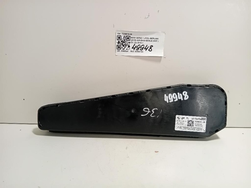 Air-bag Sedile ANT DX 7239616-06 Bmw Serie 1 F20 Berlina 2015