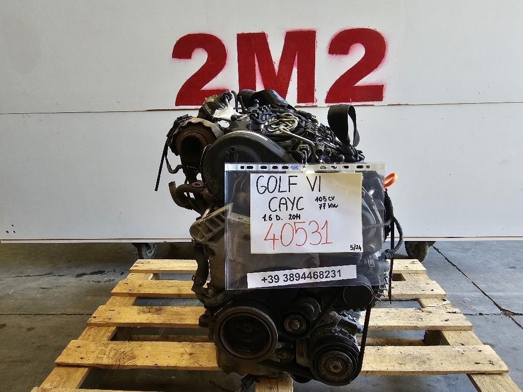 Motore Completo CAYC 105 CV 77 KW Volkswagen GOLF VI 2009