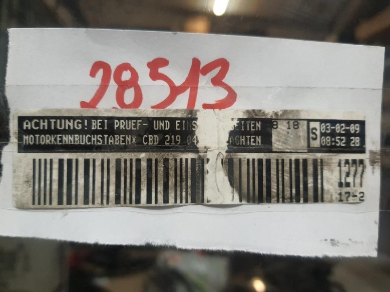 Motore Completo CBDC 110CV Volkswagen GOLF VI 2009