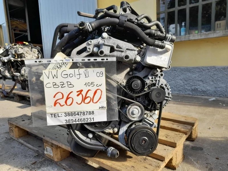 Motore Completo CBZB 105 CV 77 KW Volkswagen GOLF VI 2009