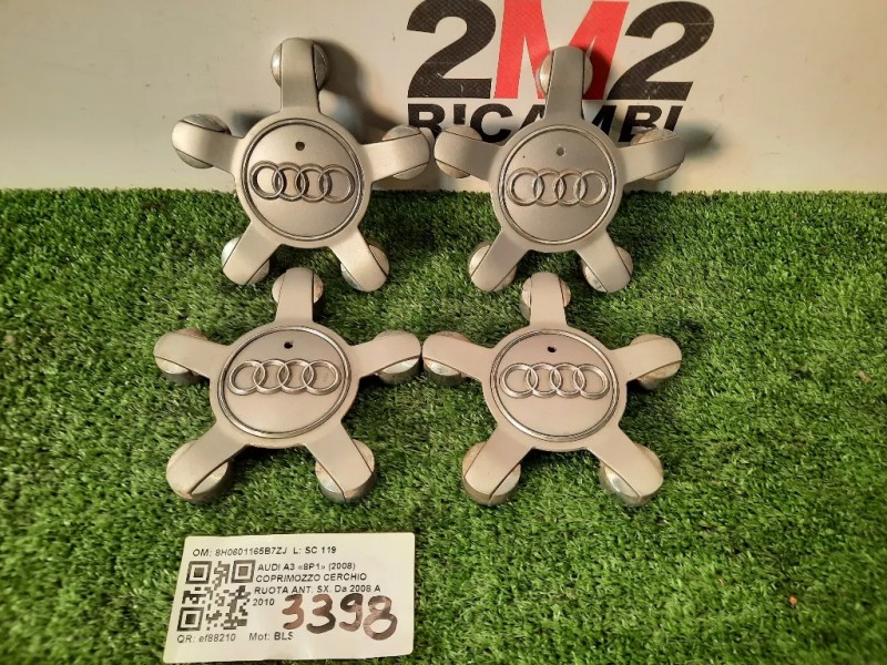 Coprimozzo Cerchio Ruota ANT SX 8H0601165B7ZJ Audi A3 8P1 2008