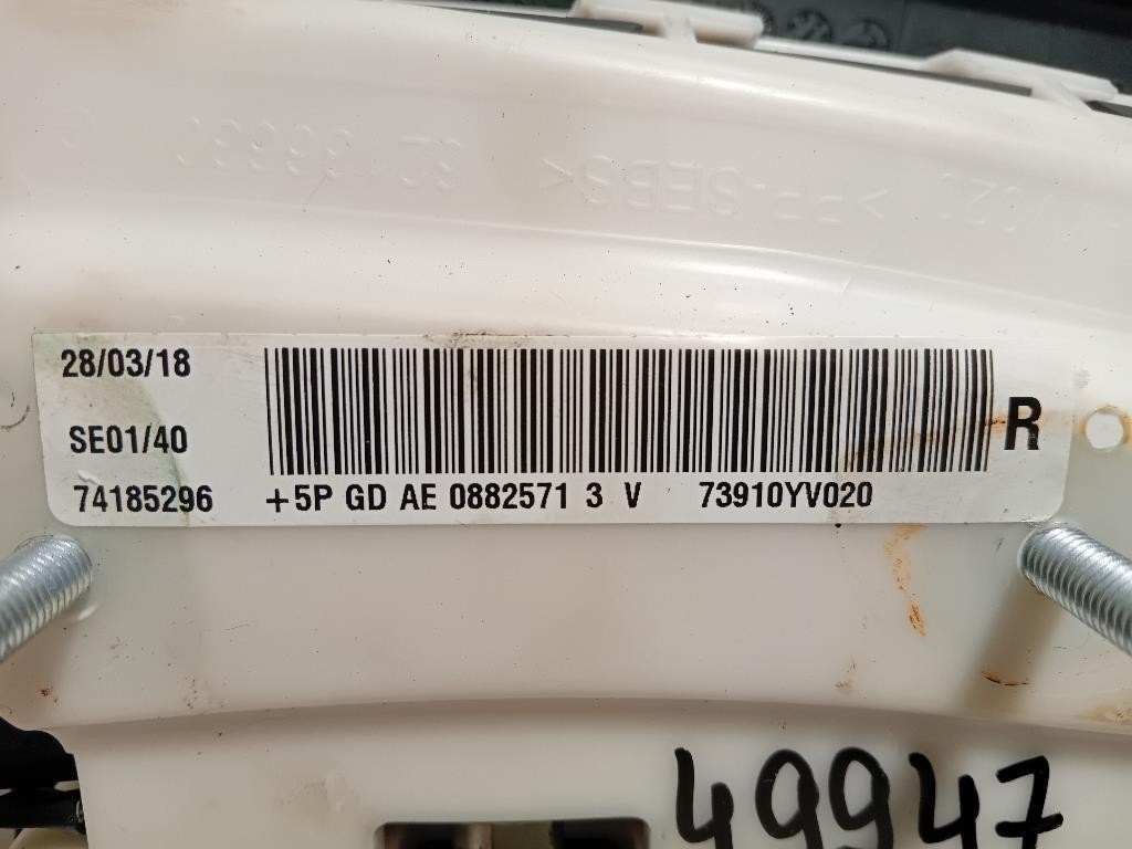 Air-bag Sedile ANT DX 73910YV020 Citroen C1 II 2014