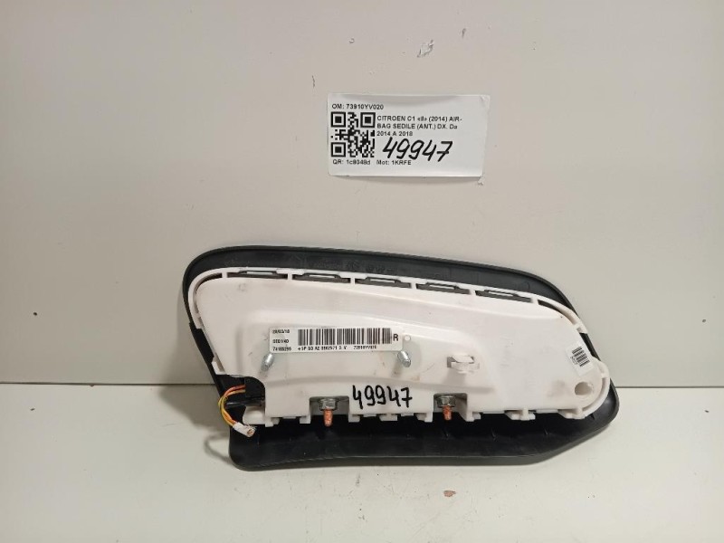 Air-bag Sedile ANT DX 73910YV020 Citroen C1 II 2014