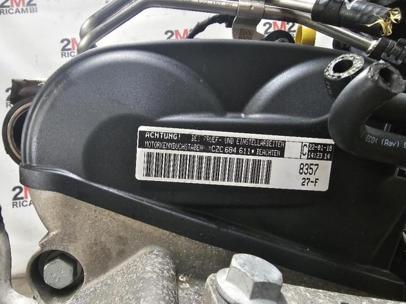 Motore Completo CZCA 125CV 92KW Volkswagen GOLF VII 2017