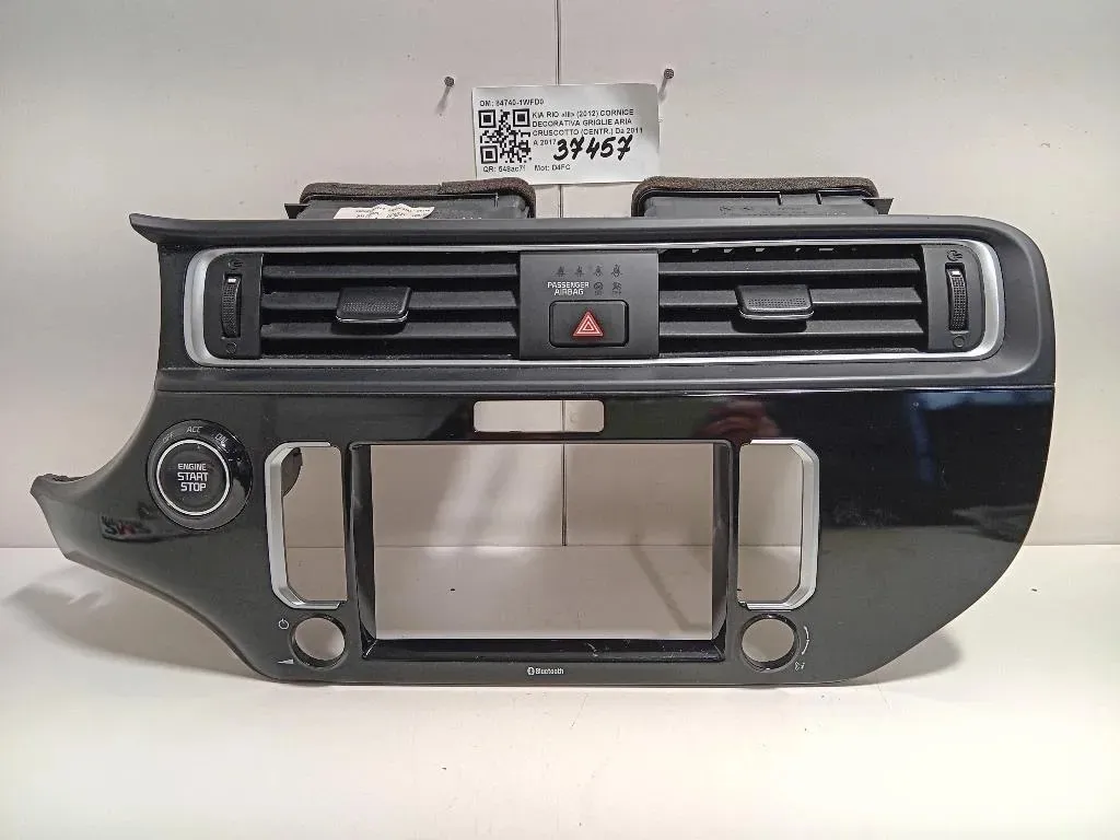 Cornice Decorativa Griglie ARIA Cruscotto Centr 84740-1WFD0 Kia RIO III 2012