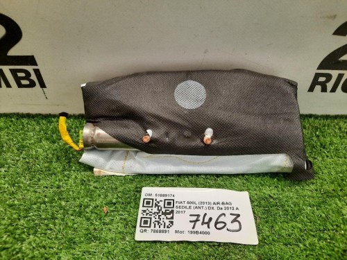 Air-bag Sedile ANT DX 9682664180 AIR BAG DX Citroen C5 III 2008