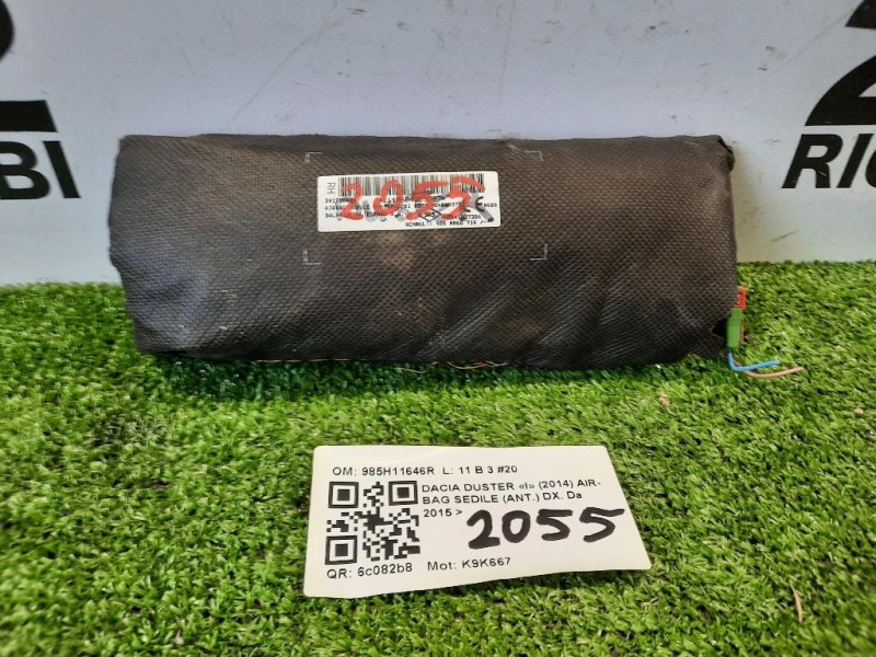 Air-bag Sedile ANT DX 985H11646R Dacia Duster I 2014