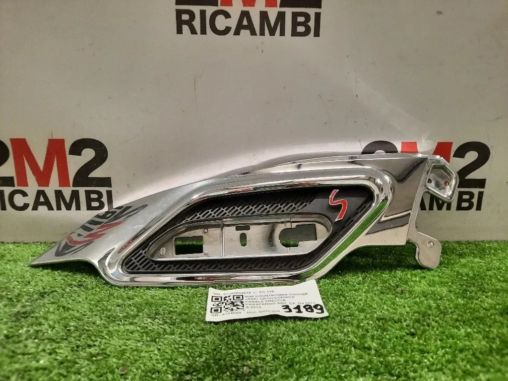 Cornice Fanale Freccia Parafango ANT DX 51139804614 Mini Countryman Cooper R60 2010