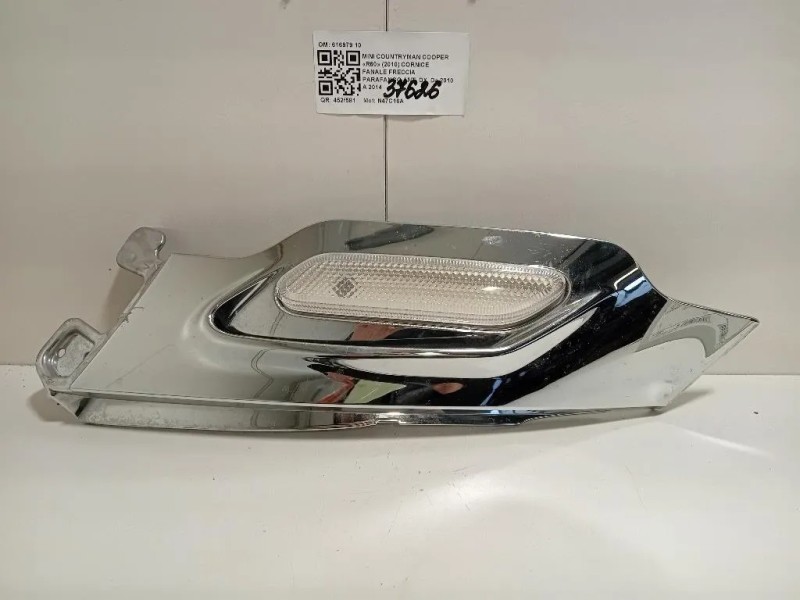 Cornice Fanale Freccia Parafango ANT DX 616979 10 Mini Countryman Cooper R60 2010