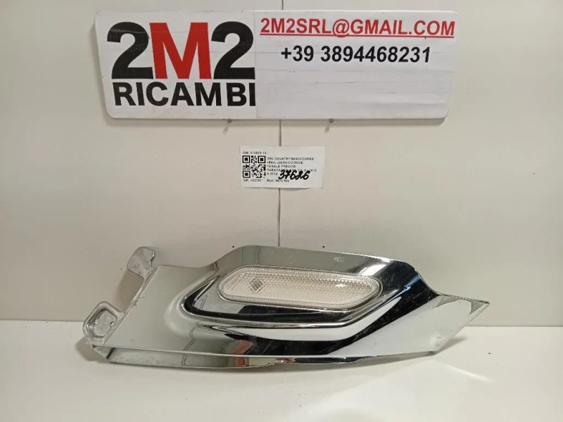 Cornice Fanale Freccia Parafango ANT DX 616979 10 Mini Countryman Cooper R60 2010