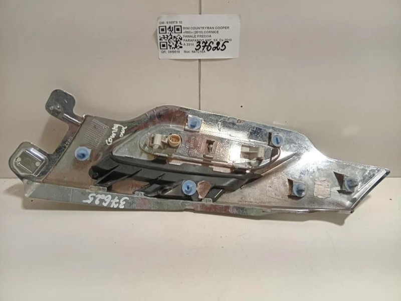 Cornice Fanale Freccia Parafango ANT SX 616979 10 Mini Countryman Cooper R60 2010