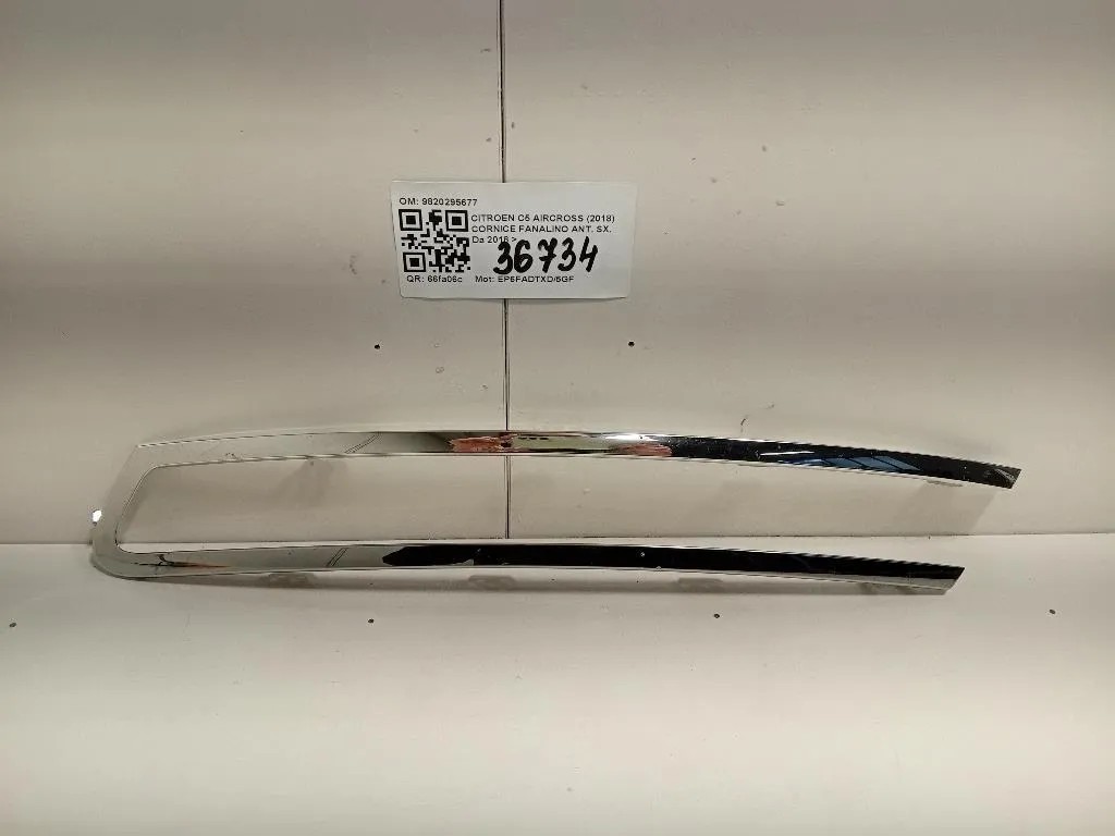 Cornice Fanalino ANT SX 9820295677 Citroen C5 Aircross 2018