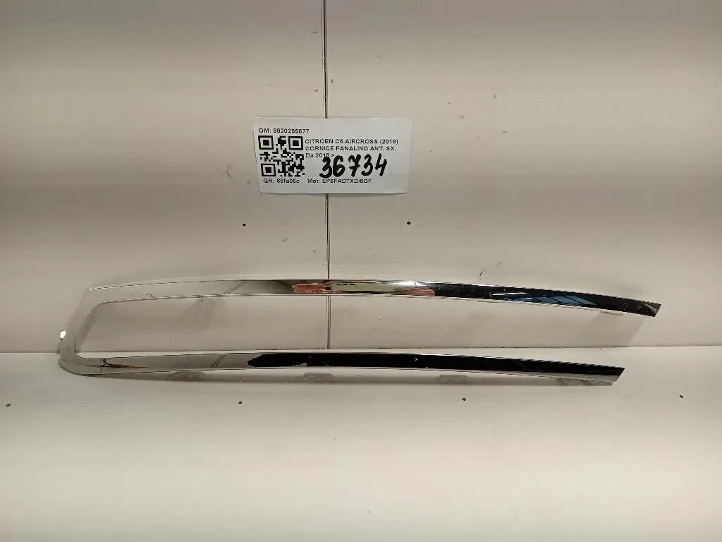 Cornice Fanalino ANT SX 9820295677 Citroen C5 Aircross 2018