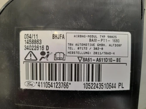 Air-bag Sedile ANT DX 34022616D Ford Fiesta VI 2008