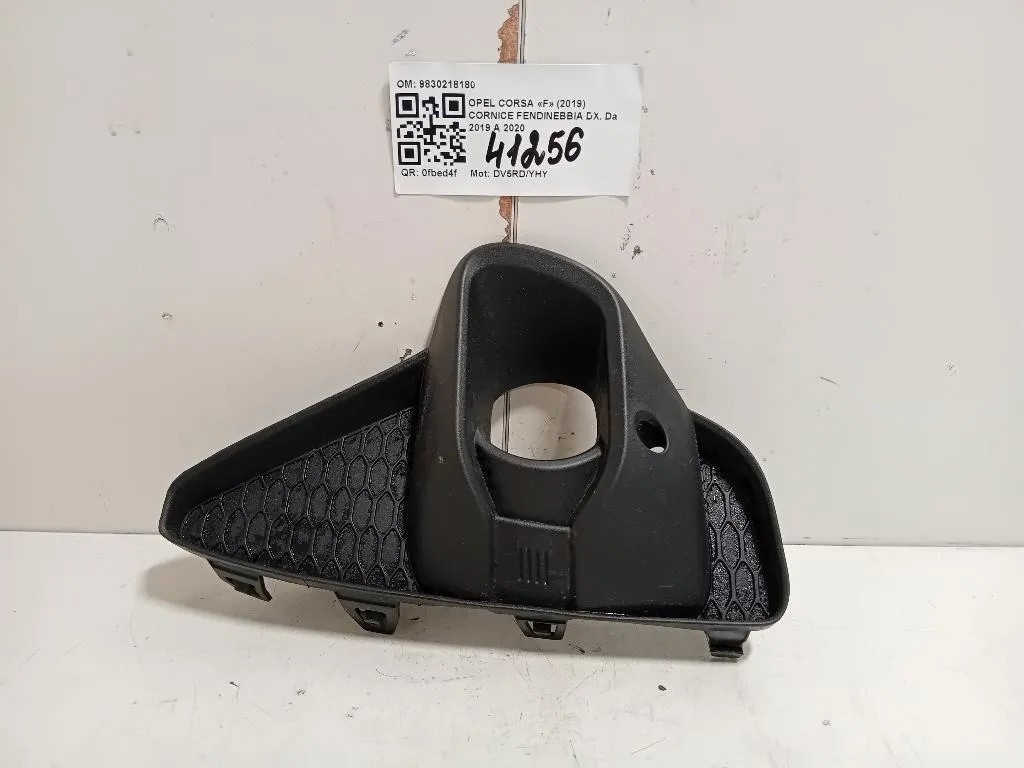 Cornice Fendinebbia DX 9830218180 Opel Corsa F 2019
