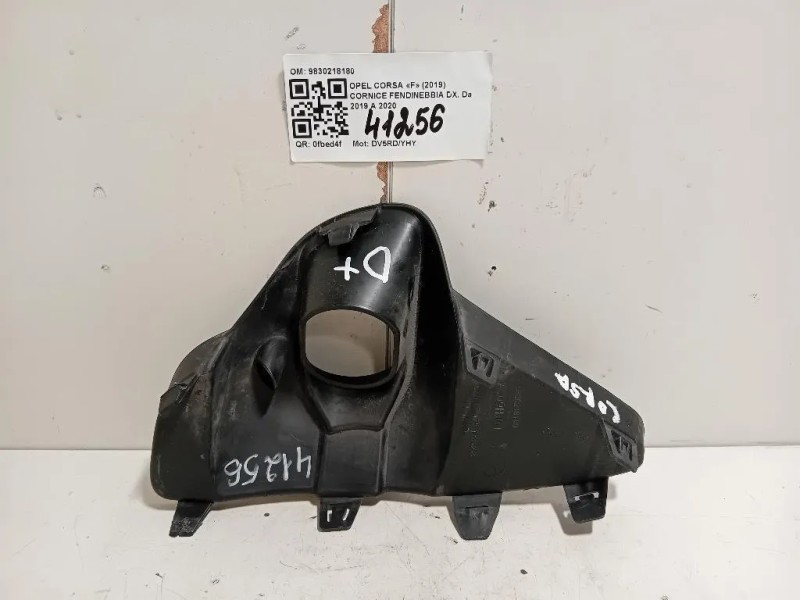 Cornice Fendinebbia DX 9830218180 Opel Corsa F 2019