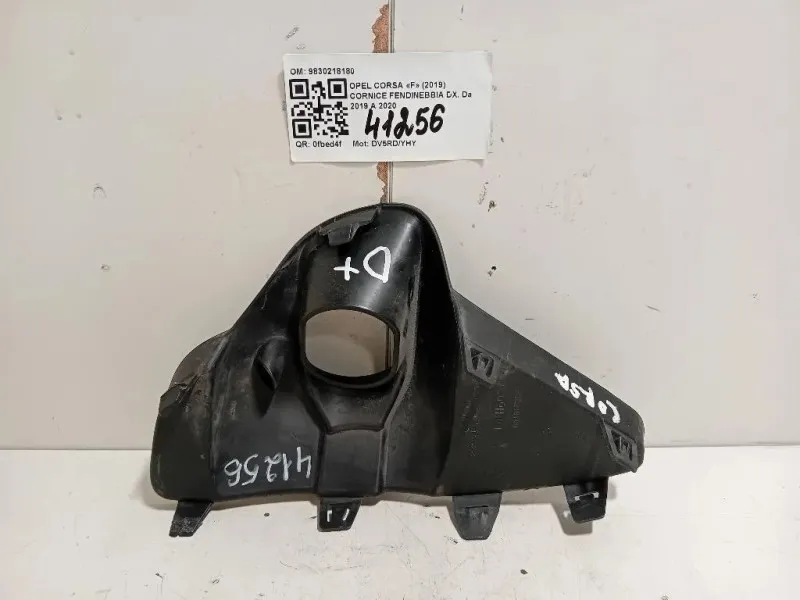Cornice Fendinebbia DX 9830218180 Opel Corsa F 2019
