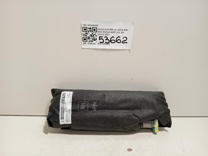 Air-bag Sedile ANT DX 34244026D Dacia Duster II 2018