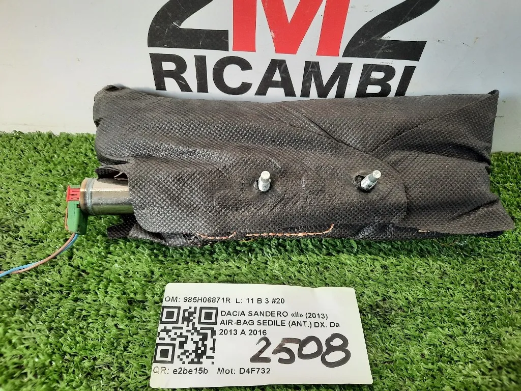 Air-bag Sedile ANT DX 985H06871R Dacia Sandero II 2013