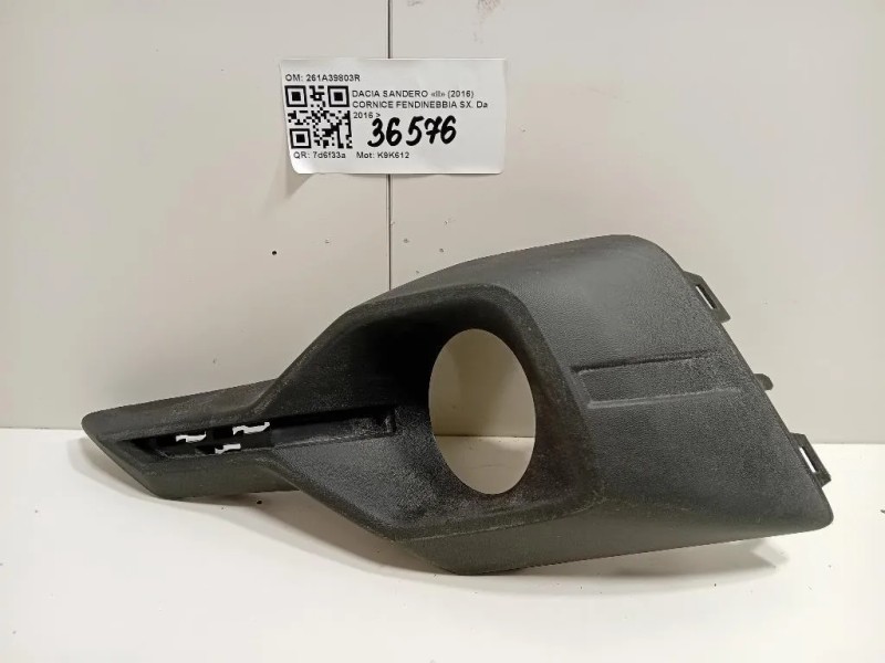 Cornice Fendinebbia SX 261A39803R Dacia Sandero II 2016