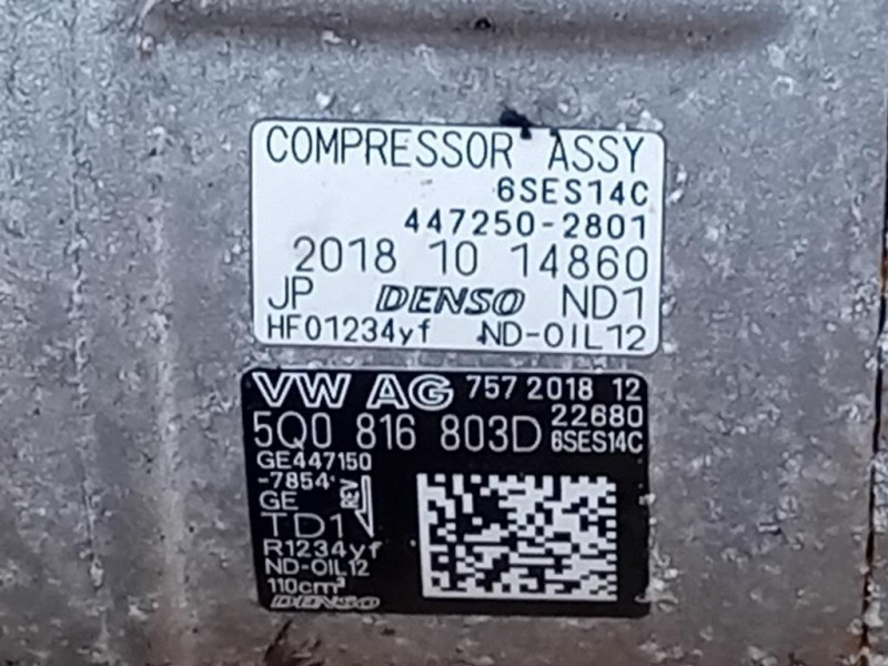 Motore Completo DKLA 95 CV 70 KW Volkswagen POLO VII 2017