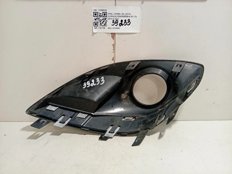 Cornice Fendinebbia SX 13286025 Opel Corsa D 2010