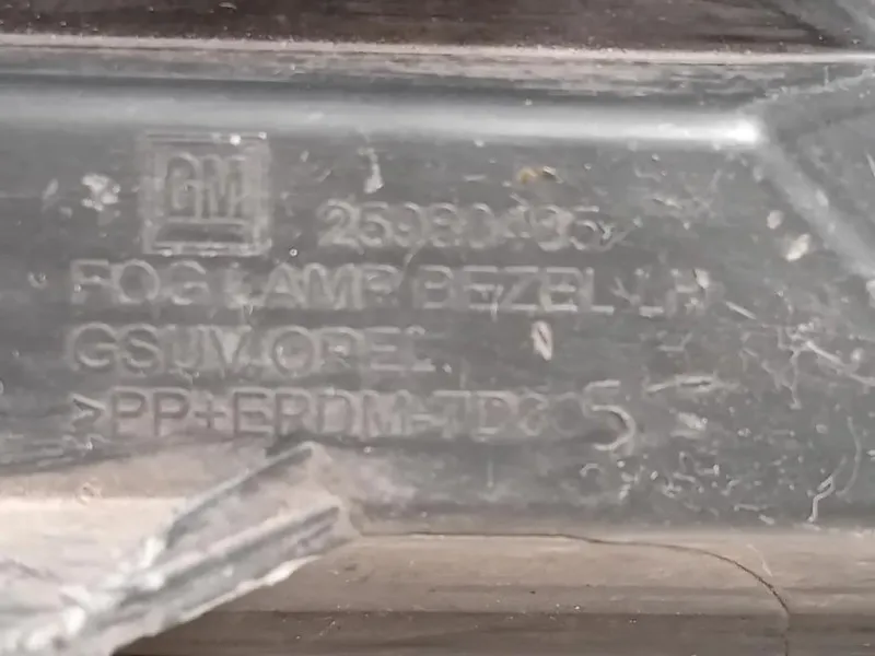 Cornice Fendinebbia SX 25980485 Opel Mokka 2013