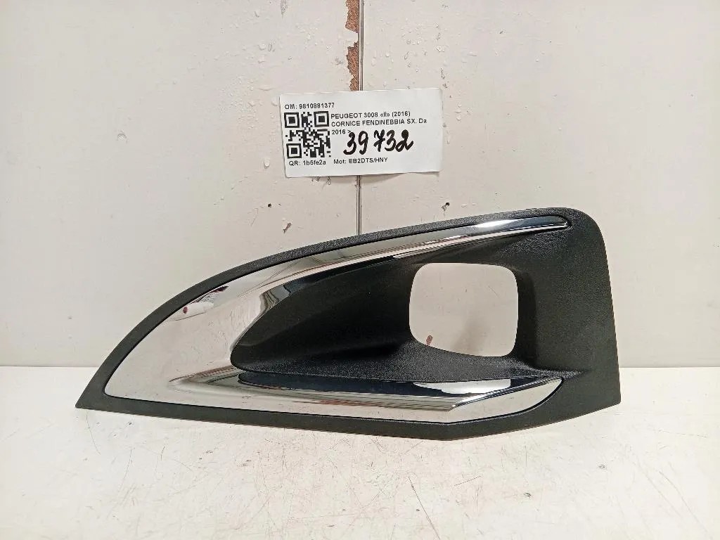 Cornice Fendinebbia SX 9810881377 Peugeot 3008 II 2016