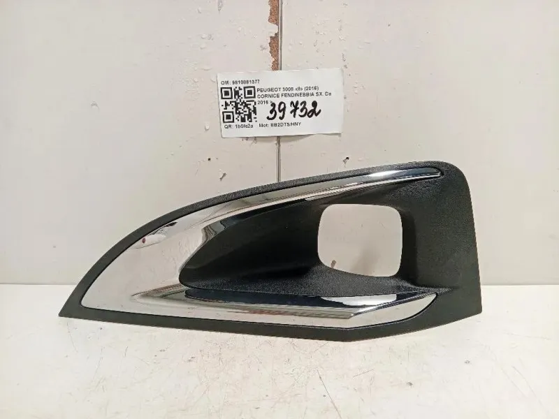 Cornice Fendinebbia SX 9810881377 Peugeot 3008 II 2016