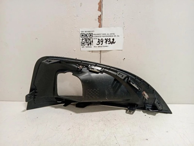 Cornice Fendinebbia SX 9810881377 Peugeot 3008 II 2016