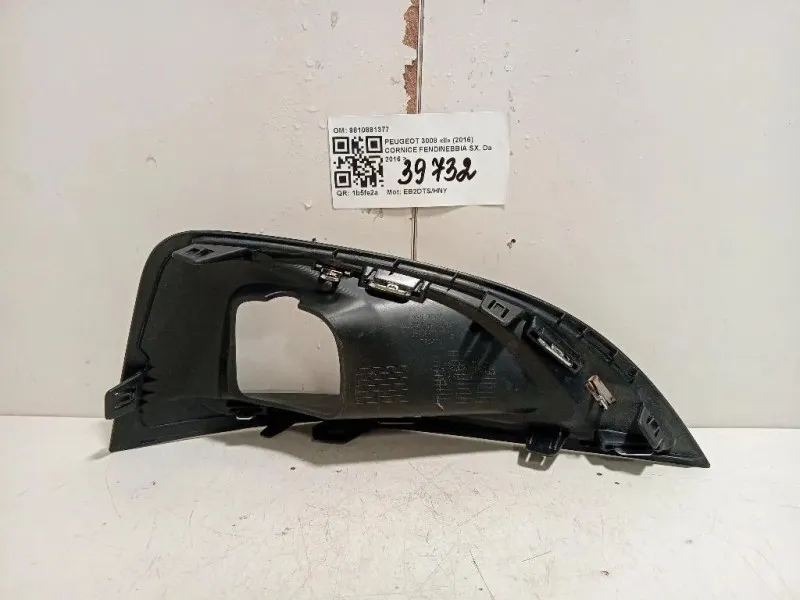 Cornice Fendinebbia SX 9810881377 Peugeot 3008 II 2016