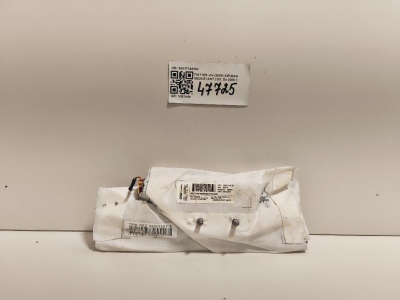 Air-bag Sedile ANT DX 00017148280 Fiat 500 II 2008