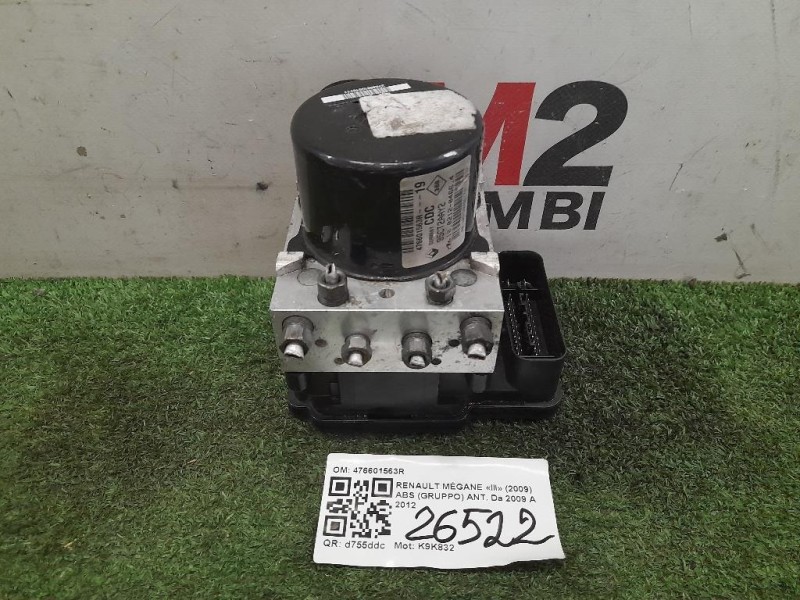 ABS Gruppo ANT 476601563R Renault Mégane III 2009