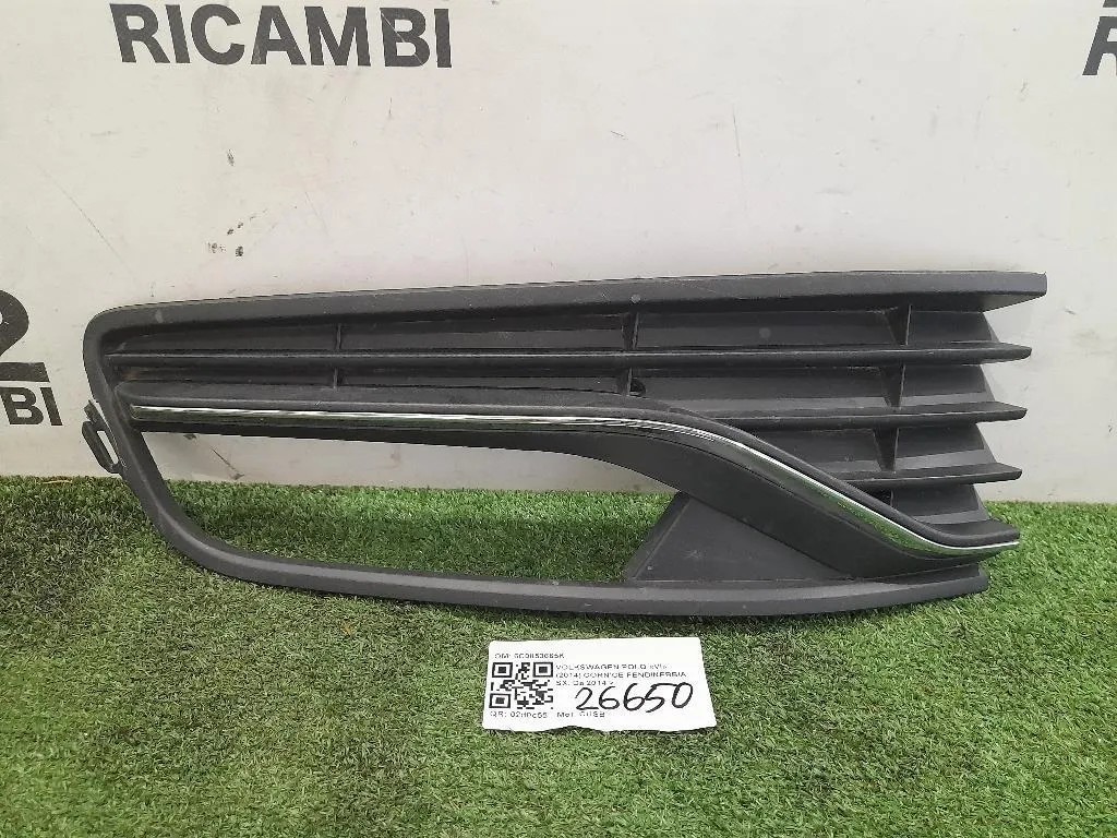 Cornice Fendinebbia SX 6C0853665K Volkswagen POLO VI 2014