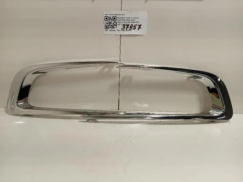 Cornice Griglia DI Ventilazione Paraurti ANT 1610144280 DX+SX Peugeot 2008 I 2016