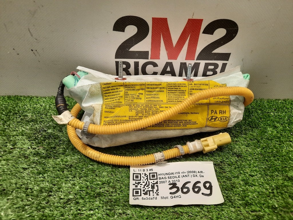 Air-bag Sedile ANT DX Hyundai I10 I 2008