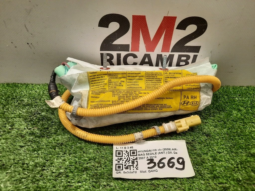 Air-bag Sedile ANT DX Hyundai I10 I 2008