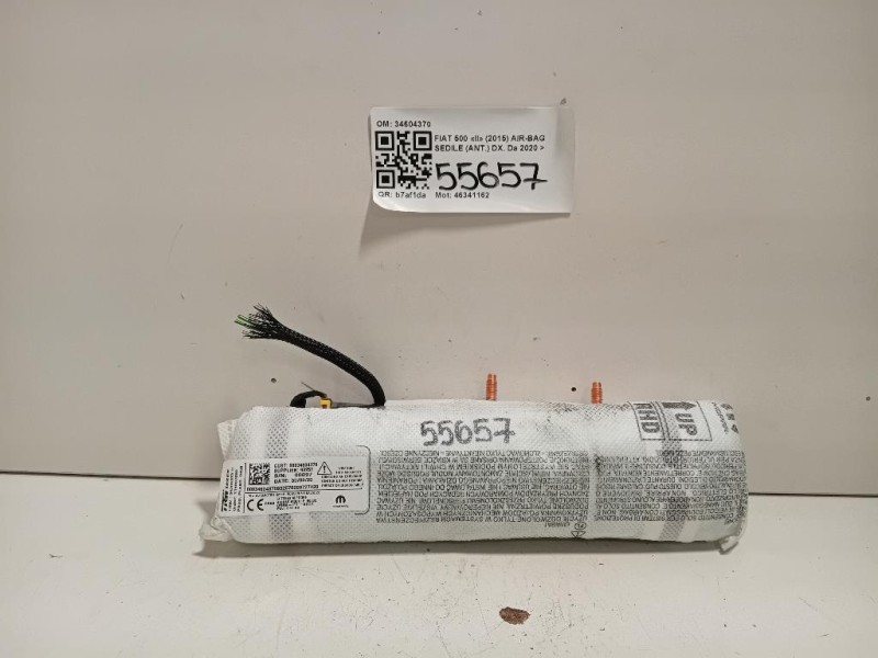 Air-bag Sedile ANT DX 34604370 Fiat 500 II 2015