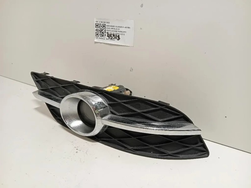Cornice Griglia DI Ventilazione Paraurti ANT DX A 169 885 3022 Mercedes Classe B W245 2009