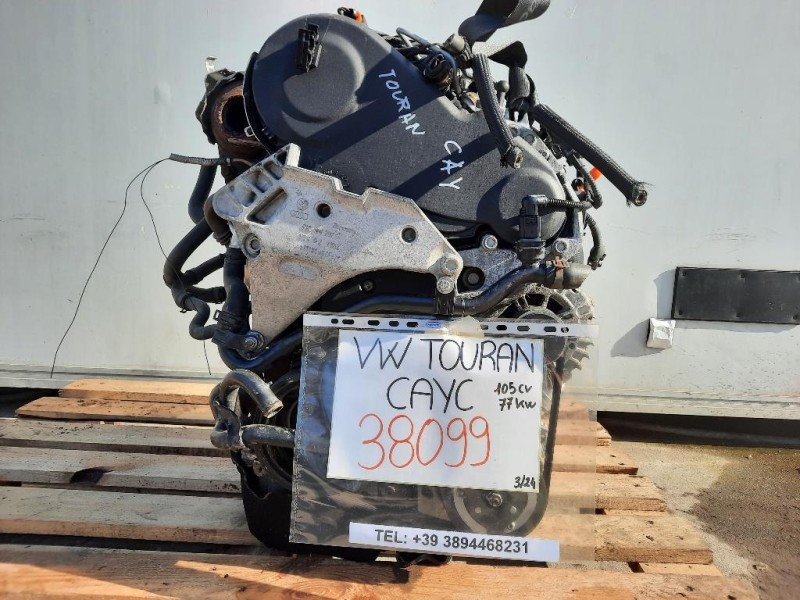 Motore Completo CAYC 105CV 77KW Volkswagen Touran III 2010