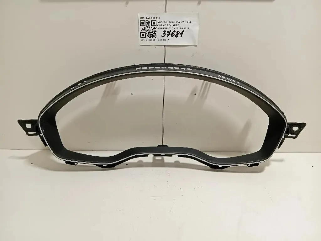 Cornice Quadro Strumenti 8W0 857 115 CORINCE Audi A4 8W5 Avant 2015